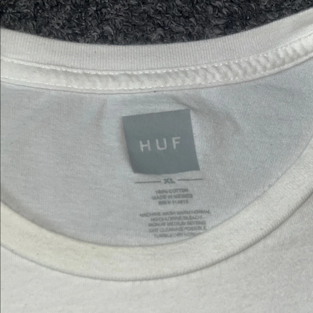 HUF Graphic Tee with Black Print - Picture 2 of 4
